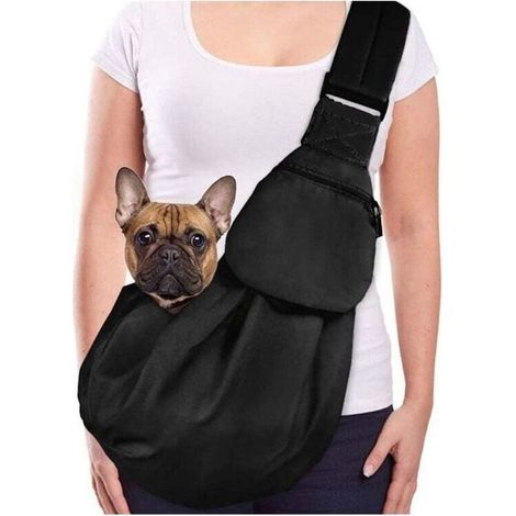 Sac de transport pour chien – Étanche et durable – Coton doux – Ajustable de 45 à 89 cm – Charge maximale 3,2 kg (1/5)