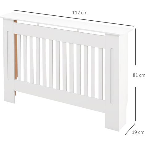 Buffet de rangement avec portes à fermeture douce, 2 tiroirs et étagères réglables, meuble de cuisine, blanc (1/3)