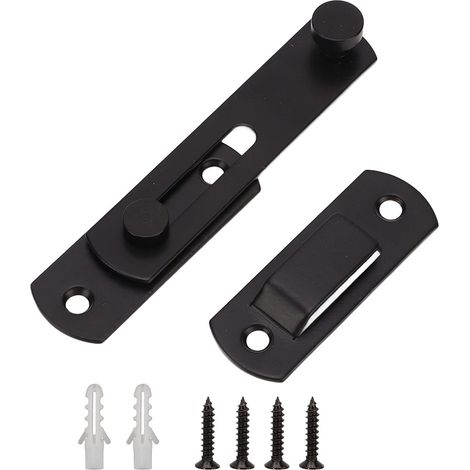 Serrure porte de grange coulissante en acier au carbone boucle (1/5)