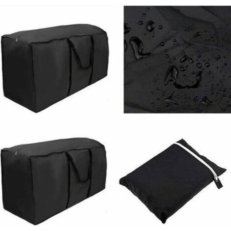 Sac Rangement Coussin Jardin - Tissu Oxford 210D Hydrofuge - Pour Coussins Extérieur - Dimensions 173x76x51 cm - 1 Pièce (1/4)
