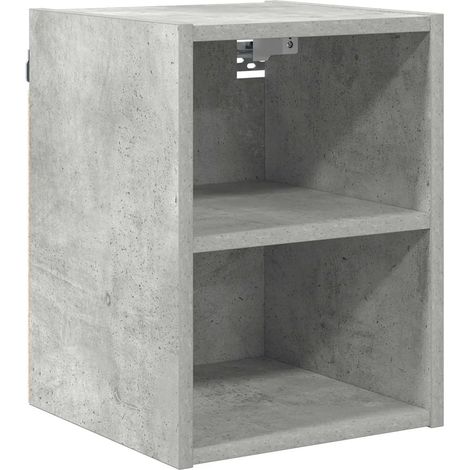 Armario colgante moderno gris hormigón 30 x 29,5 x 40 cm gran espacio de almacenamiento duradero de madera contrachapada 020053452 (1/5)