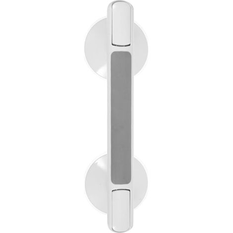 Barre d'appui à ventouse, plastique, blanc, antidérapante (1/5)