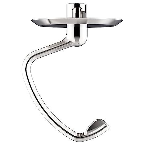 Gancio impastatore in acciaio inox lucidato per impastatrice KitchenAid, adatto per impastatrice KitchenAid con testa inclinabile da 4,5-5 Qt Deg-FF-