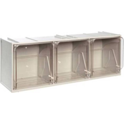 MADIA 3 CASSETTI CRISTAL BOX 600X200XH215 MM