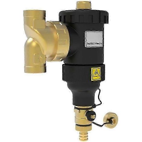 Filtre magnétique séparateur de boues pour chaudière en maille d'acier inoxydable DN25, compatible avec les systèmes de chauffage central et les systèmes de circulation hydraulique CVC. (1/5)