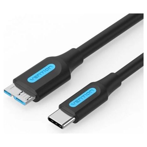 Cable USB-C Vention CQABD Negro 50 cm