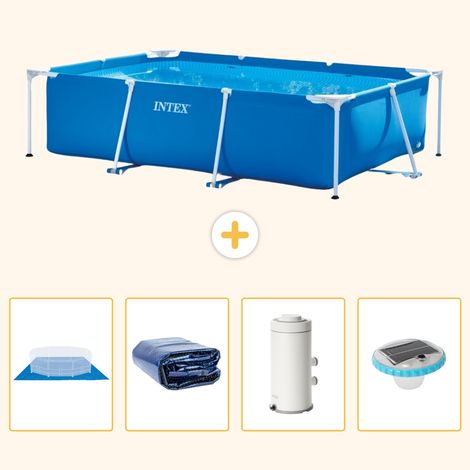 Intex Piscine Tubulaire Rectangulaire - 300x200x75 cm - 5-pièces S98 (1/5)