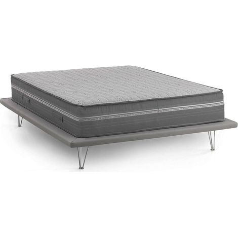 Talamo Italia Colchón doble Carmela, Colchón de Memory Foam y Micromuelles embolsados, 100% Made in Italy, Antiácaros e hipoalergénico, Cm 160x200h32, con embalaje reforzado