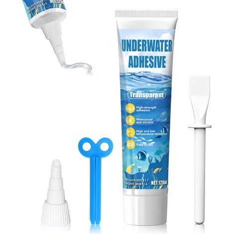 Colle Aquarium, Colle Aquarium Sous L'eau, Silicone Aquarium Transparent (1/5)