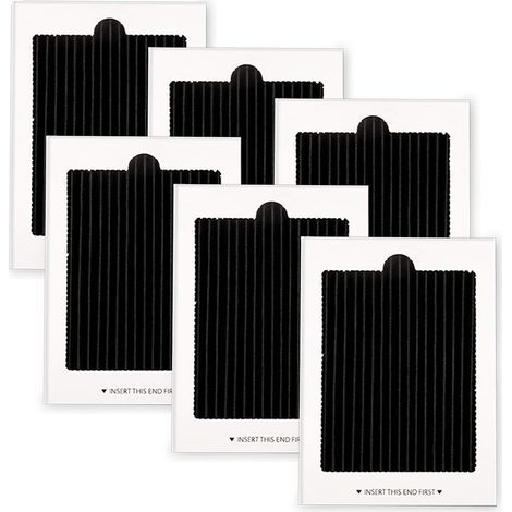Lot de 6 filtres à air de rechange pour réfrigérateur - Filtres à charbon actif compatibles avec Frigidaire et Electrolux Pure Air Ultra, réduction des odeurs, pour EAFCBF, PAULTRA, RAF1150 242061001, (1/5)
