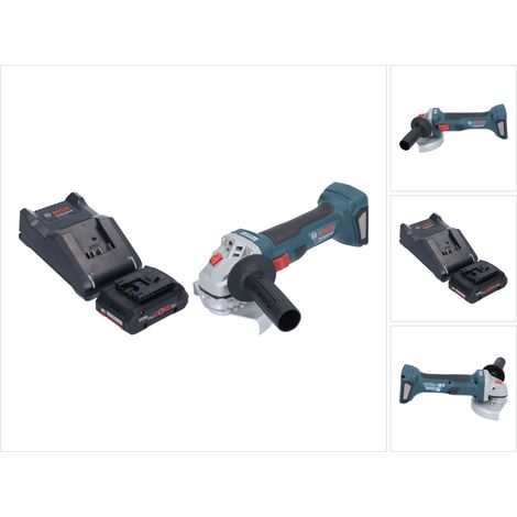 Bosch GWS 18V-7 Smerigliatrice angolare professionale a batteria 18 V 125 mm senza spazzole + 1x batteria ProCORE 4,0 Ah + caricabatterie