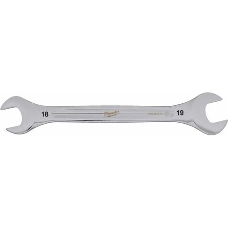 Schlüssel milwaukee double ended Chrom I-Träger Griff 18x19mm (1/2)