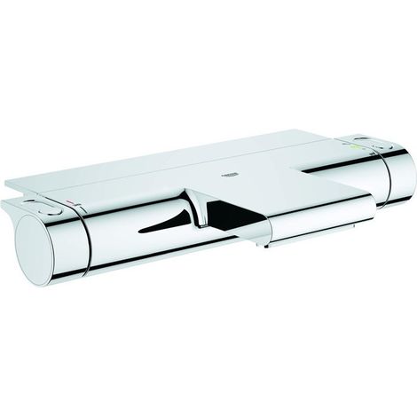 Grohe – Mitigeur thermostatique de baignoire – Finition chrome éclatant – Technologie CoolTouch – Régulation TurboStat – 34464001