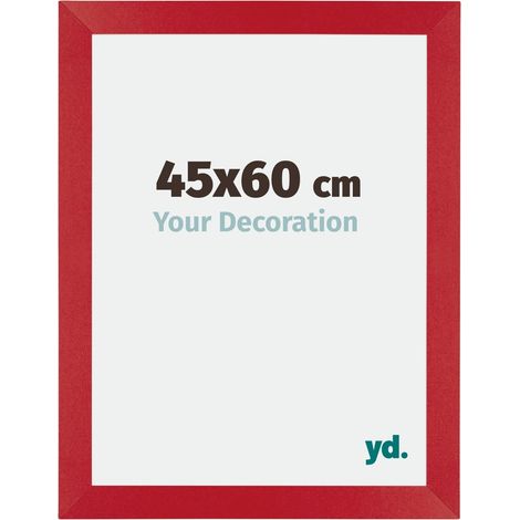 Cadre Puzzle 45x60 cm - Rouge - MDF - Mura. (1/5)