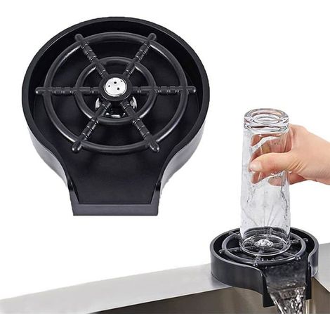 Lave-verres pour robinet d'évier de cuisine - Lave-tasses automatique, accessoires pour évier de cuisine, lave-verres (1/4)