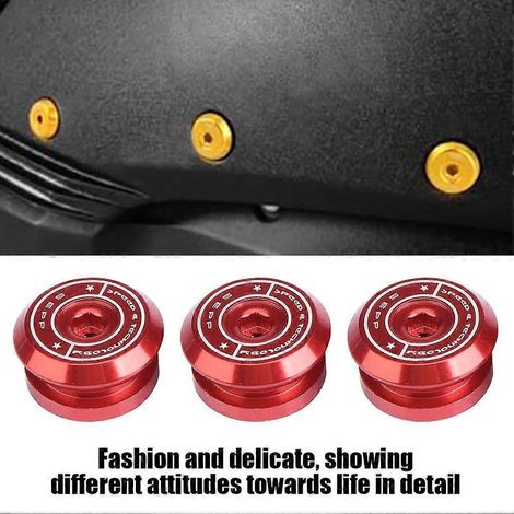Cache décoratif de vis de filtre à air pour moto Yamaha Xmax300 2017-2018 (Rouge) (1/5)