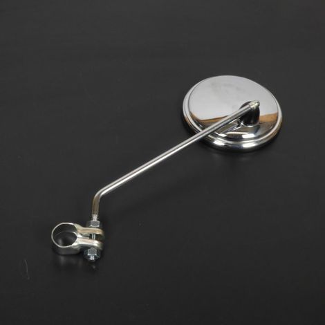 Rétroviseur réversible rond chromé Ø107mm M8 Vicma E9 pour moto (1/4)