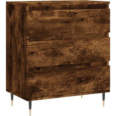 Maison Exclusive - Aparador madera contrachapada color roble ahum