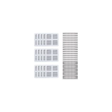 Kit di riparazione per finestre (30 pezzi) per riparare zanzariere, reti antizanzare e cartongesso, pratico per casa e giardino - Crezuo
