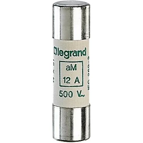 Cartuccia fusibile Legrand 014012 Am 14x51mm 12A senza indicatore 500V