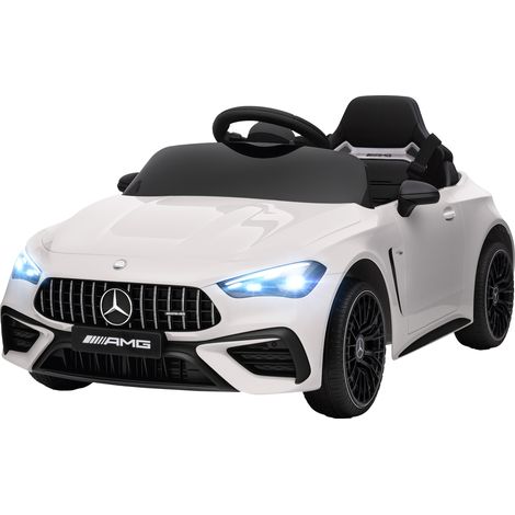 Voiture électrique enfants 12V 2 moteurs télécommande parentale 2,4G 99 x 55 x 43 cm blanc