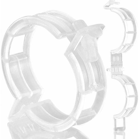 Clip de soporte para plantas, clip de soporte para vid, clip de soporte para vid, enrejado para plantas, paquete de 200 (1/5)