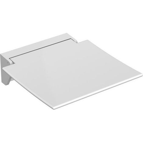 Asiento abatible 350 soporte pared blanco pulverb. Asiento blanco