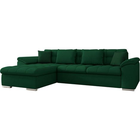 Sofá rinconero Comfivo Mica, Izquierda, Función de descanso, Almacenaje, 280x160x76cm, 0