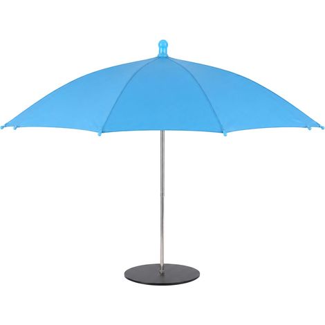 Parasol de Table avec Pied, Mini Parasol pour Boissons (Bleu) (1/5)