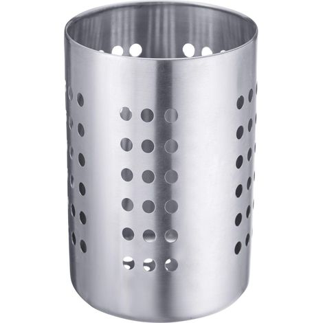 Westmark Cestello portaposate, Rotondo, Diametro: 6,8 cm, Altezza: 10,3 cm, Acciaio inox, Argento, 69002211 (1/5)