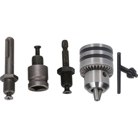 Bohrfutter mit Schraubenschlüssel, aus verschleißfestem Aluminium, Kapazität 1,5 bis 13 mm, Schlüsselgewinde, 1/2 bis 20UNF
