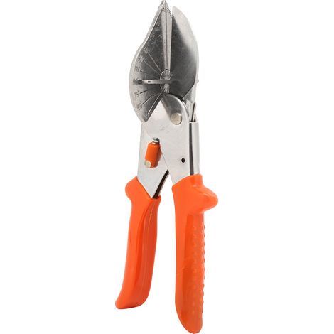 Ciseaux d'angle de 45 à 135 degrés, lame en acier Portable 45 , cisaille de coupe de fil de tuyau en PVC (1/5)