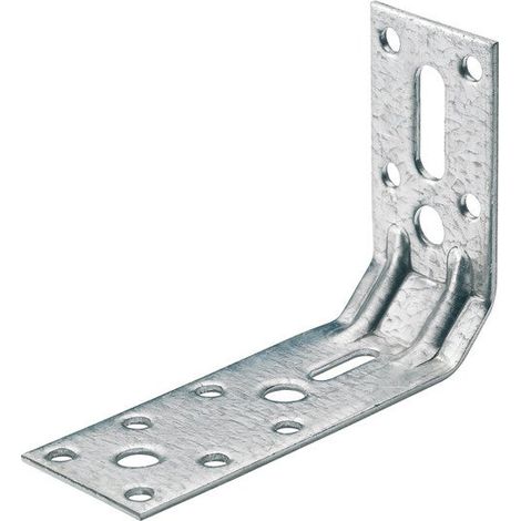 Équerre de renfort en acier zingué, HETTICH, l.70 mm x 70 x 35