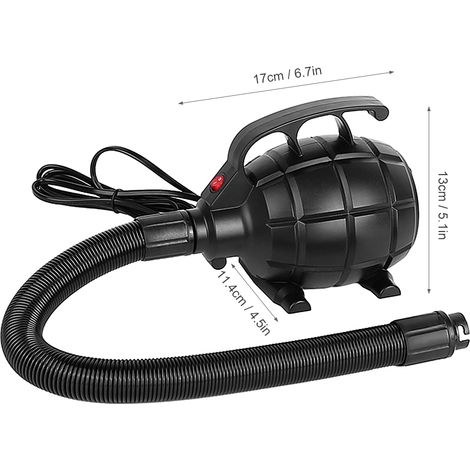 Pompe électrique Portable 500W, matelas à Air, lit, piscine, jouet, radeau, bateau, gonflage rapide pour produits gonflables (1/5)