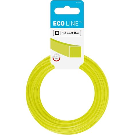 Fil De Coupe Fil De Débroussailleuse Renforcé Résistant Eco Carré 1,3 mm 15 m