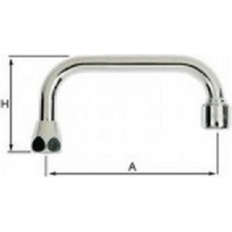 Luftschleuse 0150022 - Ø18 Unibec 457 niedriger Achsabstand 200 20x27 mit Luftsprudler