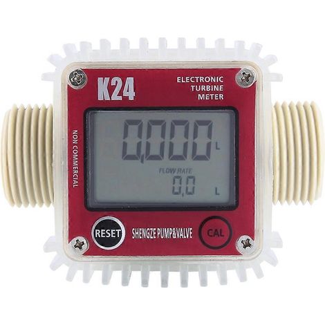 Pro K24 Turbine Digitaler Dieselkraftstoff-Durchflussmesser für Chemikalien und Wasser