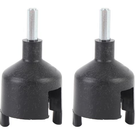 Electric fence insulating sleeve, tools, ABS steel nail socket for screwing insulators into wooden posts, 2 packs (1/5)