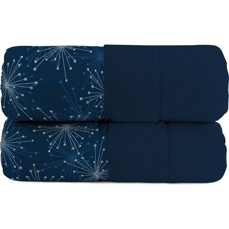 Trapunta Invernale Matrimoniale Stampata in Microfibra 200gr Double Face Fireworks (1/3)