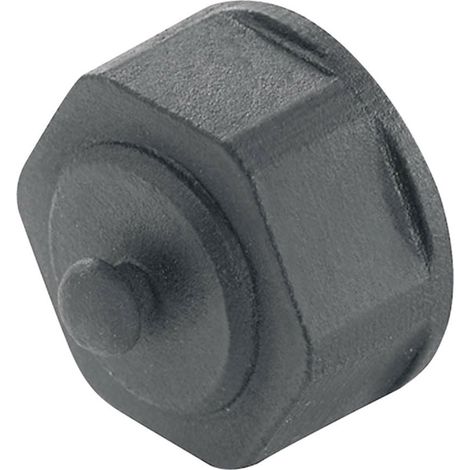 Telegärtner 100022773 STX V1 Staubschutzkappe für Flansche Variante 1 100022773     Schwarz 1 St.