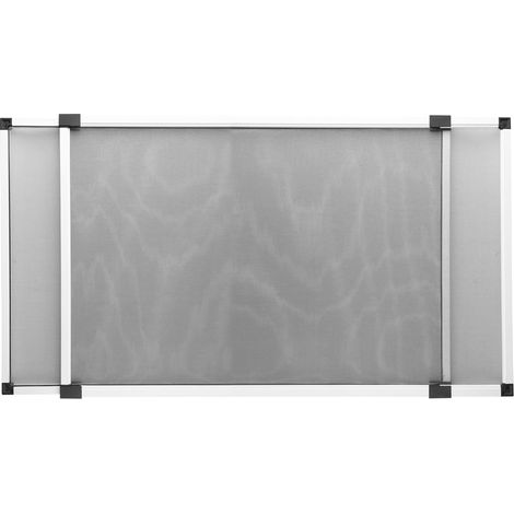 Moustiquaire pour fenêtre fixe extensible 100-192x70cm blanche