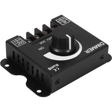 DC 12 V - 24 V variateur bouton interrupteur variateur contrôleur bande gradateur LED, bande LED contrôleur gradateur LED, (1/4)