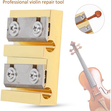 Alésoir doré pour chevilles de violon, outil de précision luthier B120 (1/4)
