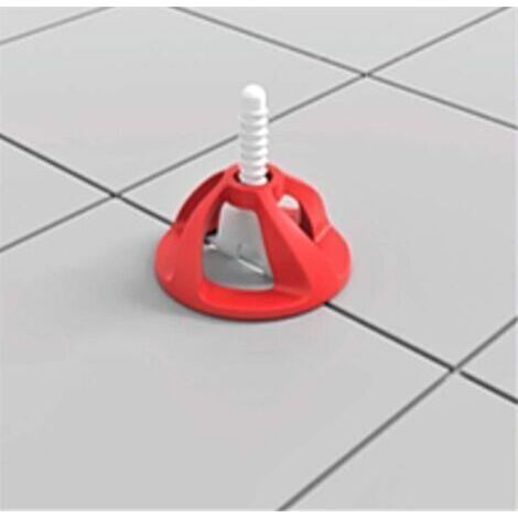 Croisillons carrelage autonivelant 2 mm 100 clips + 100 cadrans réutilisables Shaffer pro système nivellement à visser Kit niveleur carrelage aide à la pose de carreaux pour pose Sols/murs, avec