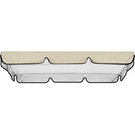 Liquidation Housse de protection pour balancelle, abri imperméable en tissu Oxford gris pour jardin et terrasse. (1/5)