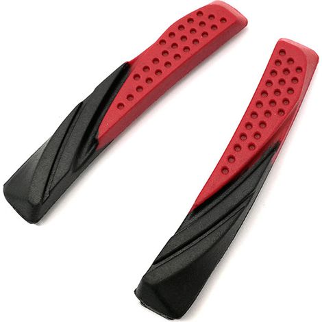 Convient pour une paire de plaquettes de frein professionnelles de type V pour VTT, avec un jeu d'écrous hexagonaux et un bloc de retenue de plaquette de frein de type V.