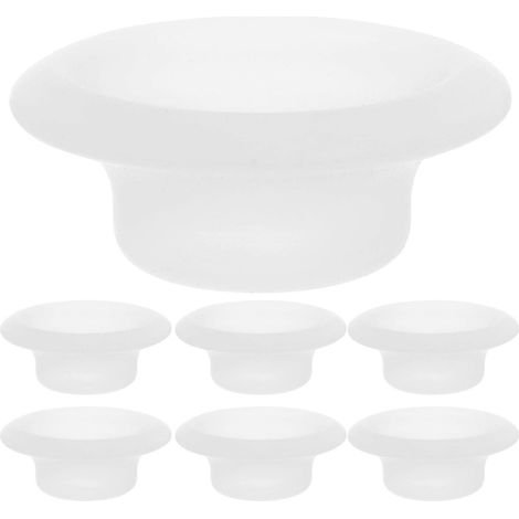 Lot de 10 joints d'étanchéité pour bouteilles de bière à bouchon à bascule, pour le brassage amateur.-2.50X2.50X0.70CM-White (1/4)