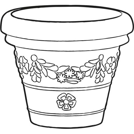 Vaso Ø55x47,8cm in Resina Tulli Festonato Classic 55 Anticato