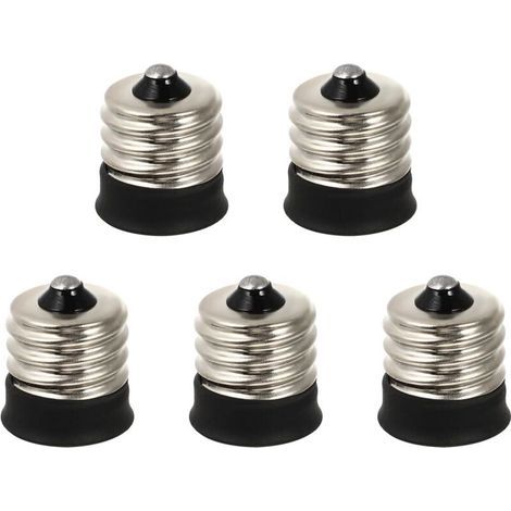 BUNTHAUS 5-teiliger Adapter-zu-Lampenfassung-Konverter, praktisch für LED-Lampen und