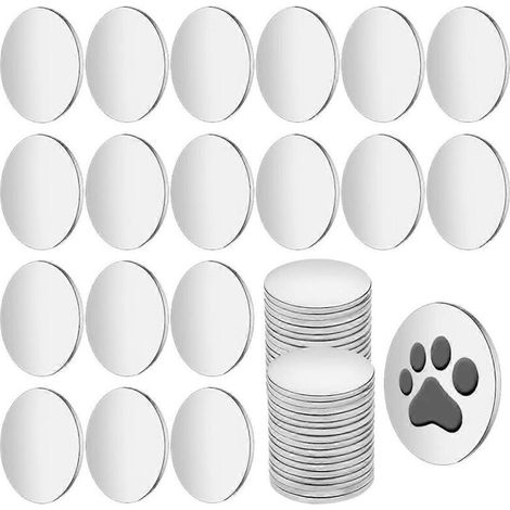100 disques circulaires en acier inoxydable pour l'estampage des métaux et travaux manuels. (1/5)